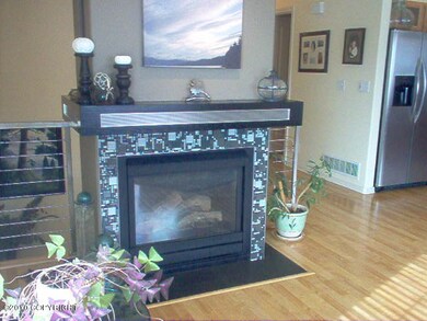 Fireplace Glows in the Sunlight