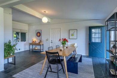 Dining Room with door to deck