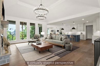 Virtually Staged Living Room