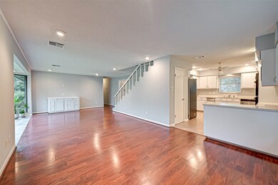 Dining and living area
