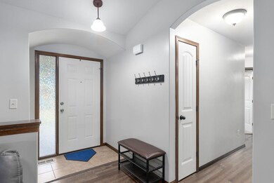 Main floor living area with beautiful new LVP.