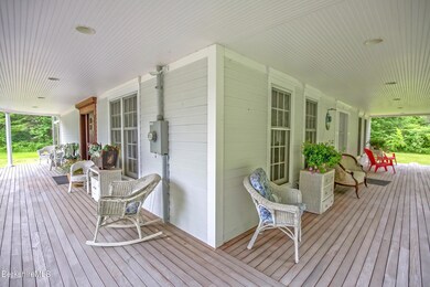 Welcoming wrap-around porch