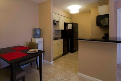 Dining area and kitchen.