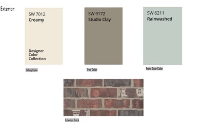Design selections for this home