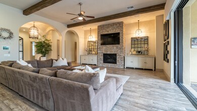 Tall Ceilings/ Fireplace/ Control4 Panel