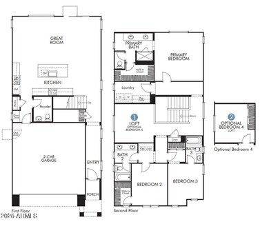 Plan 2 floor plan mls
