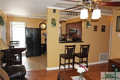 Looking into the Kitchen.
