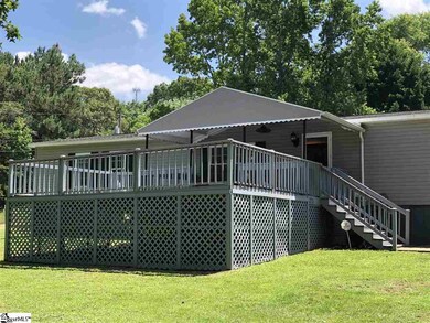 Covered front porch and large deck
