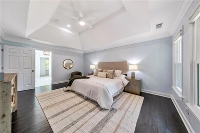 Spacious primary suite
