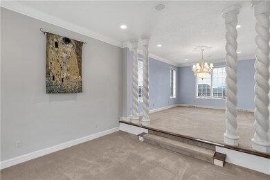 Sunken 16x13 Living Room Open to Dining Room with
