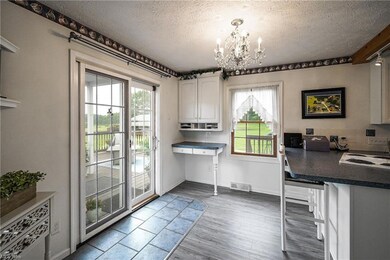 Side entrance into the updated kitchen space.