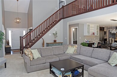 Foyer to Great Room and Kitchen Area