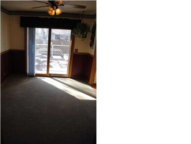 Formal dining leads to 3 tier deck!