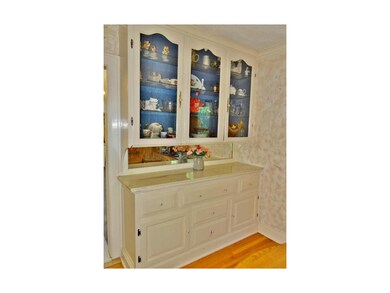 Original Built in China Hutch in Very Large Dining Room!