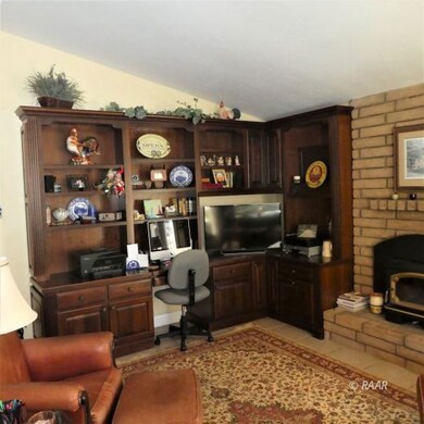 Family Room with built-in