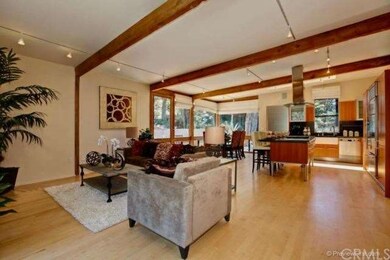 Family room, casual dining and kitchen