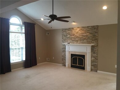 View From Dining Room Looking into Living Room Wit