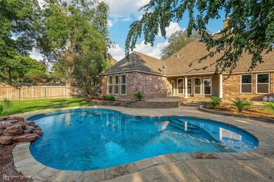 View of pool with a covered patio