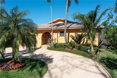 Neatly landscaped in tropical style.