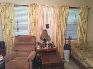 Living room, terrazzo flooring throughout