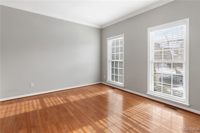 HARDWOOD and crown molding