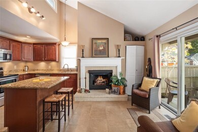 Updated kitchen with newer cabinetry, granite coun