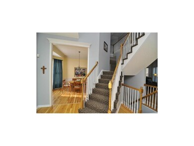 Convenient floor plan includes front and back stai