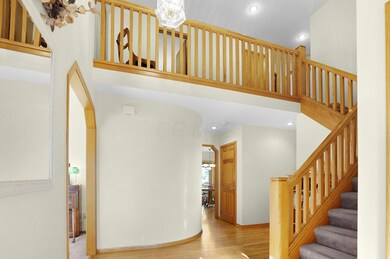 Elegant staircase entray