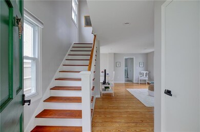 Stairway and view to Living Room