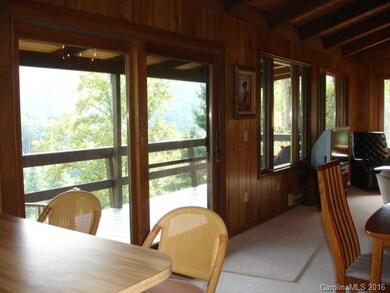 Open to covered deck.