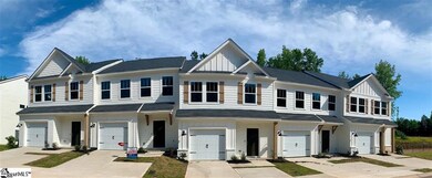 Painted brick accents with stained cedar columns a