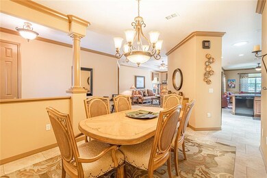 Formal Dining Room with view to Kitchen and formal