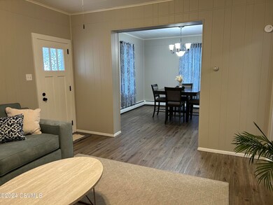 Living room into Dining