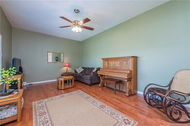 Plenty of space to make this living room area your