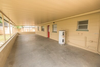 Large covered patio, with washer/dryer hook-ups.