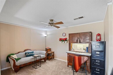 Office / den with built in bookshelves
