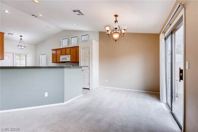 Dining room and sliding door to backyard.