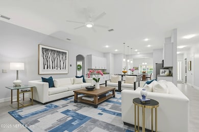 Virtually Staged Living Room