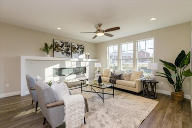 Great Room with Stunning Gas Fireplace