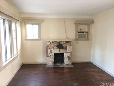 Original hardwood flooring in the Living room, wit