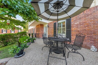 Private patio space with!