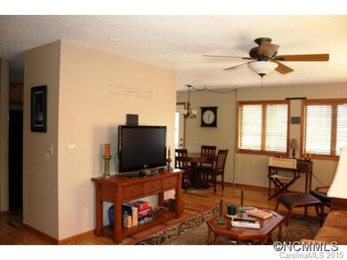 Living room open to dining