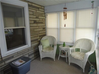 Lounging in the 3 season sunroom is perfect! Morni