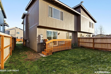 Spacious fenced backyard