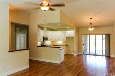 Entry leads to great room, including large living 