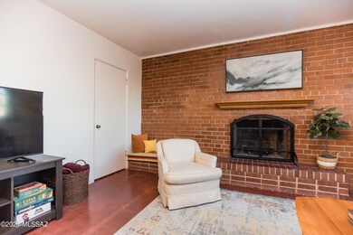 beautiful brick fireplace