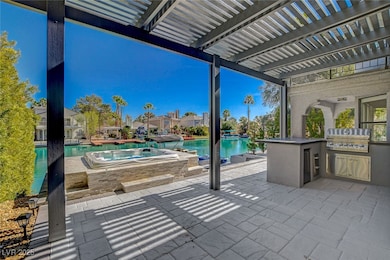 View of patio / terrace with exterior kitchen, an