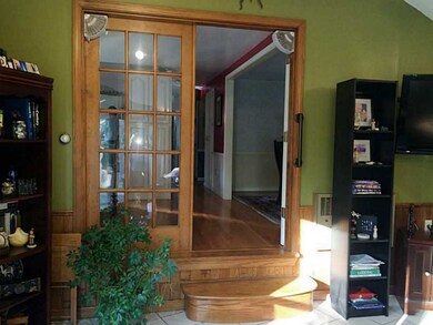 Entry. This home features French doors leading int