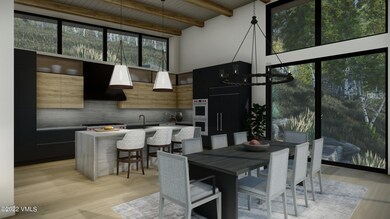 Rendering of Kitchen and Dining Area