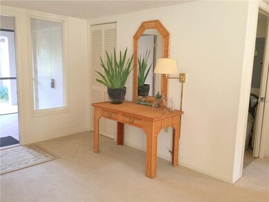 Foyer with coat closet.